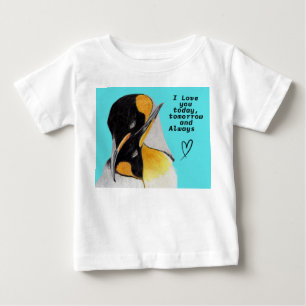 Liebe Pinguin Baby T-shirt
