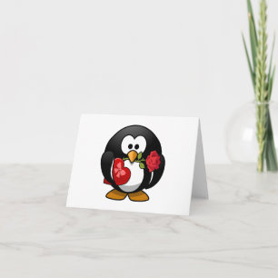 Liebe Pinguin mit Valentingeschenken Feiertagskarte