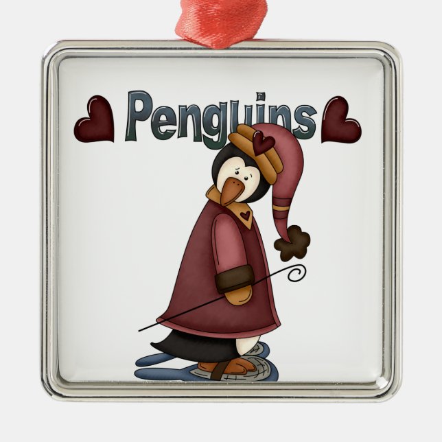 Liebe Pinguine Keepake Ornament (Vorne)