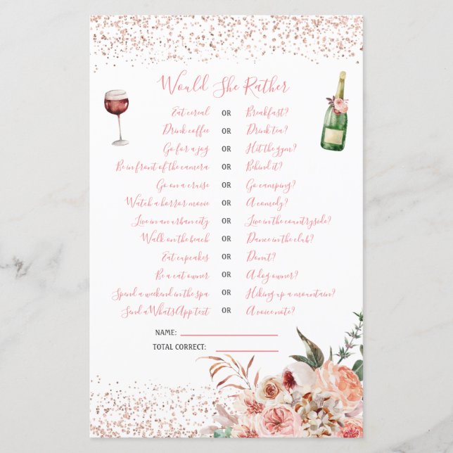 Liebe Pink Brautparty zu jubeln, würde sie eher (Vorderseite)