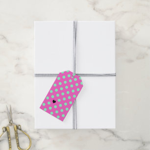 Liebe Pink & Polka Dots Celebration Party Geschenk Geschenkanhänger
