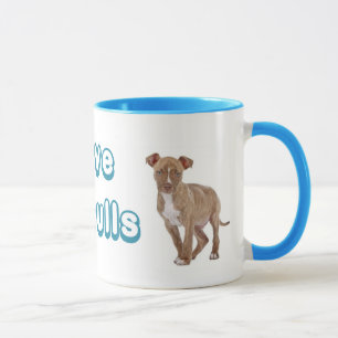 Liebe Pitbull Welpen Hund Kaffee Tasse