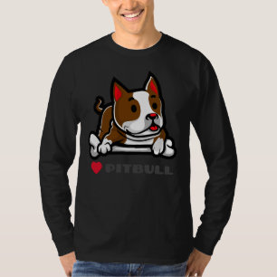 Liebe Pitbulle Gesichtsmaske Waschbare Masken Hund T-Shirt