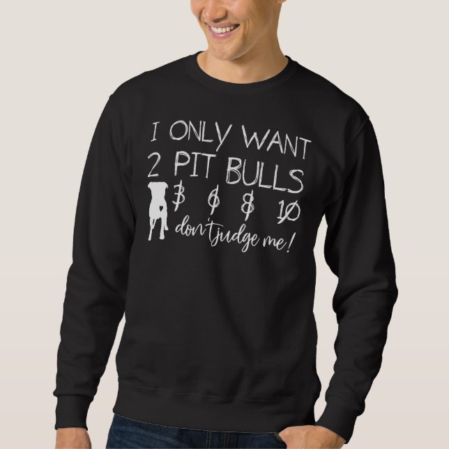Liebe Pitbulll für Pid Vater oder Pit Mama Pitbull Sweatshirt (Vorderseite)