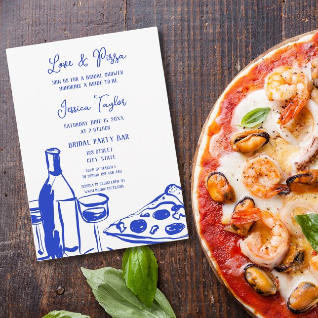 Liebe & Pizza Einladung (Von Creator hochgeladen)