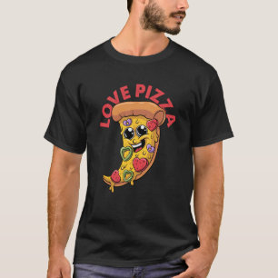 Liebe Pizza Italian Food Pub Pepperoni Pizza T-Shirt