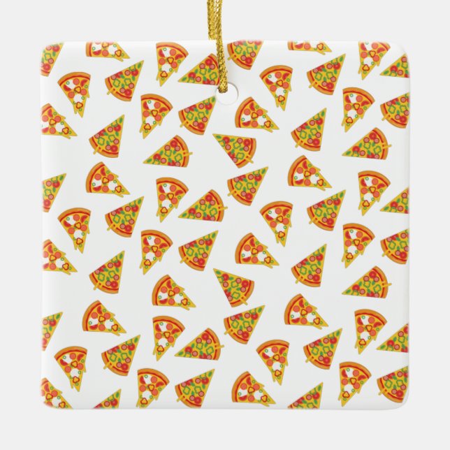 Liebe Pizza Keramikornament (Vorderseite)