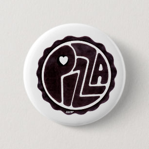 LIEBE-PIZZA-KNOPF BUTTON