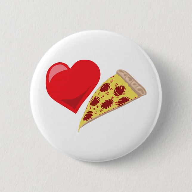 Liebe-Pizza!  Kundengerecht: Button (Vorderseite)