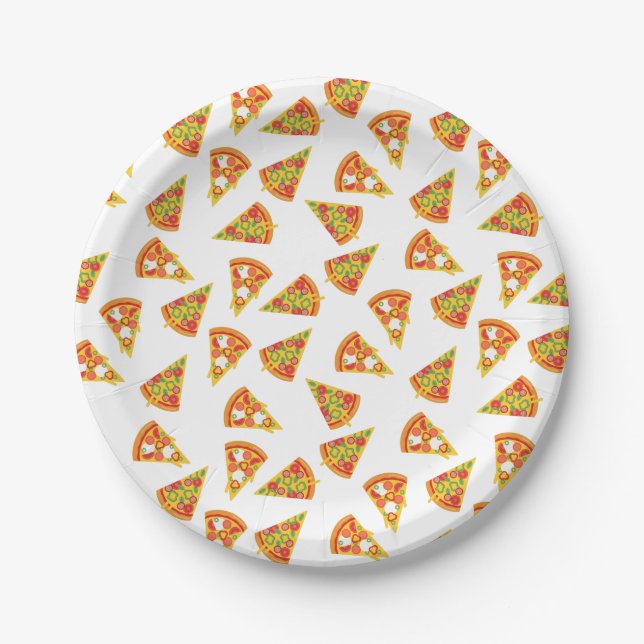 Liebe Pizza Pappteller (Vorderseite)