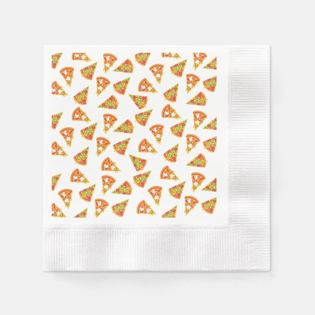 Liebe Pizza Serviette (Vorderseite)