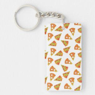 Liebe Pizza Throw Kissen Schlüsselanhänger