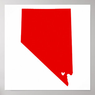 Liebe-Plakat Las Vegas, Nevada Poster