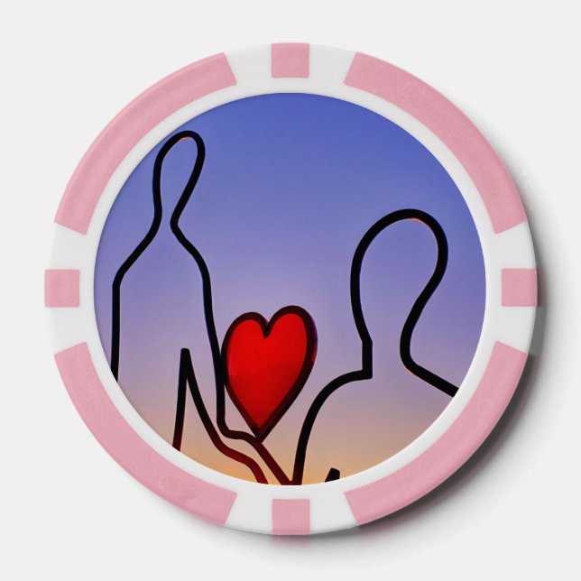 Liebe Pokerchips (Vorderseite)