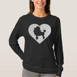 Liebe Poodle Geschenk für Liebhaber Hundebesitzer T-Shirt