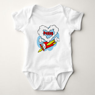 Liebe Poppy Kids Flugzeug Baby Strampler