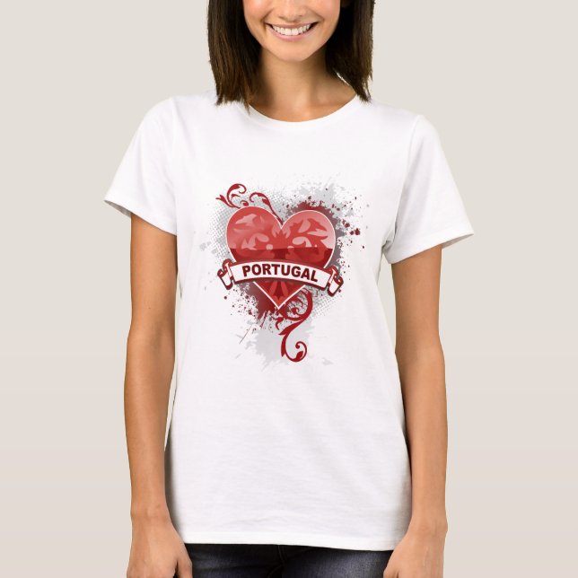 Liebe Portugal T-Shirt (Vorderseite)