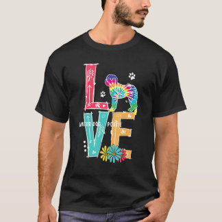 Liebe Portugiesischer Wasserdog Portie Gefärbte Kr T-Shirt