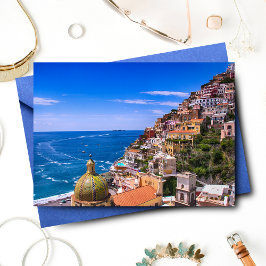 Liebe Positano Italien Postkarte