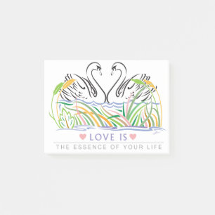 Liebe Post-it Klebezettel