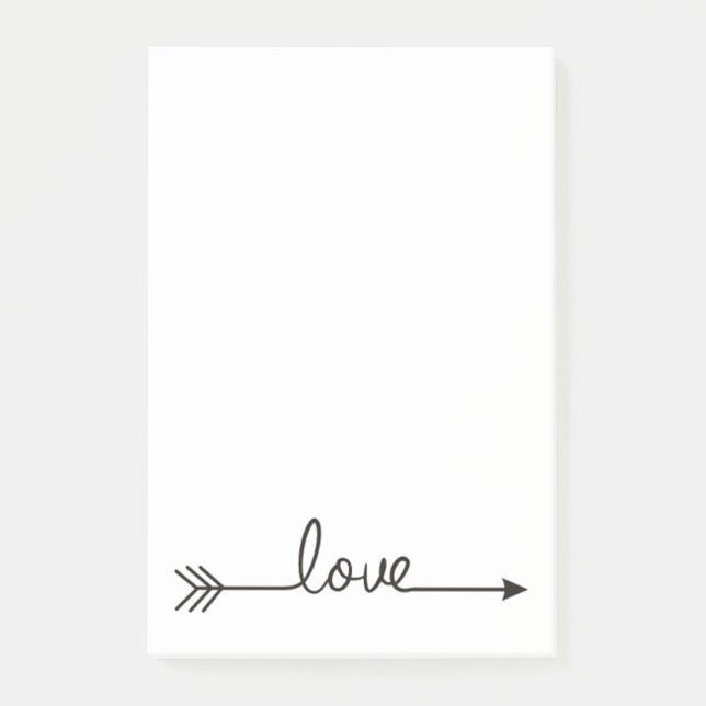 Liebe Post-it Klebezettel (Vorderseite)