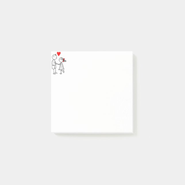 LIEBE POST-IT KLEBEZETTEL (Vorderseite)