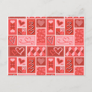 Liebe Postage Briefmarke Postkarte