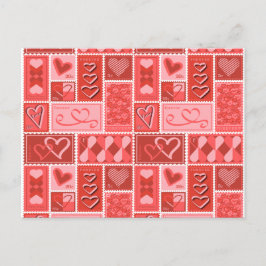 Liebe Postage Briefmarke Postkarte