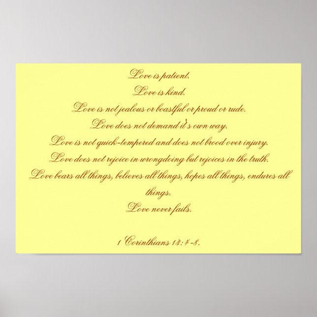 Liebe Poster (Vorne)