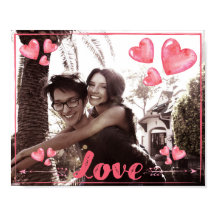 Liebe Poster mit Herz hinzufügen Ihr Foto Matte 10