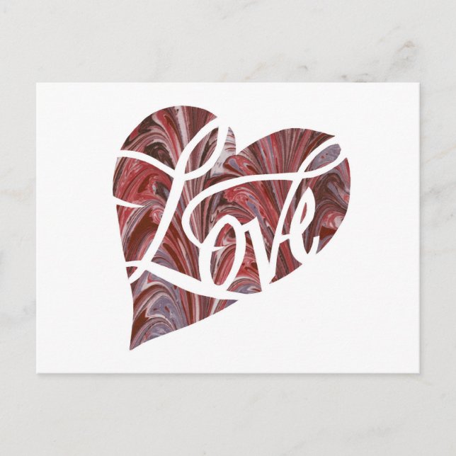 Liebe Postkarte (Vorderseite)