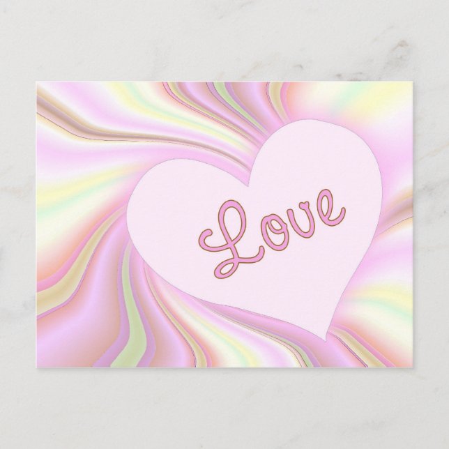 Liebe Postkarte (Vorderseite)