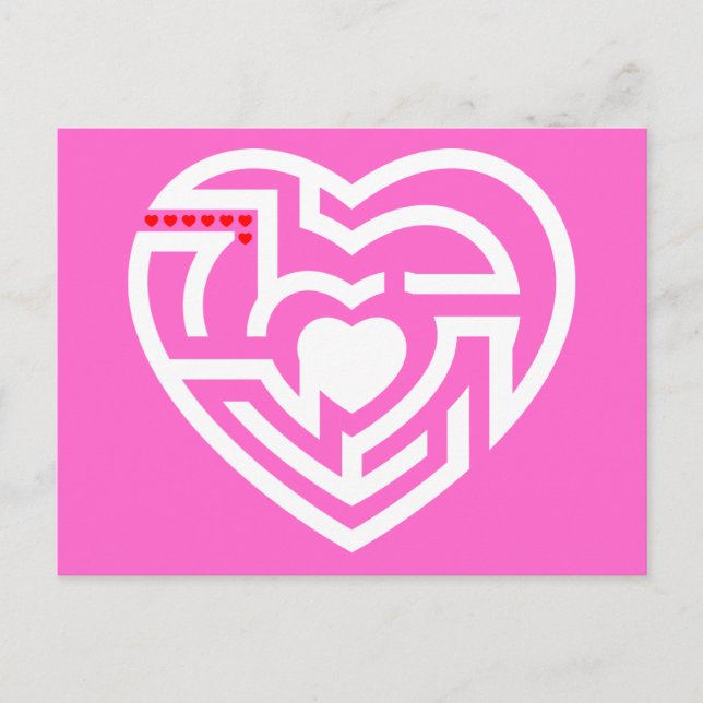 Liebe Postkarte (Vorderseite)