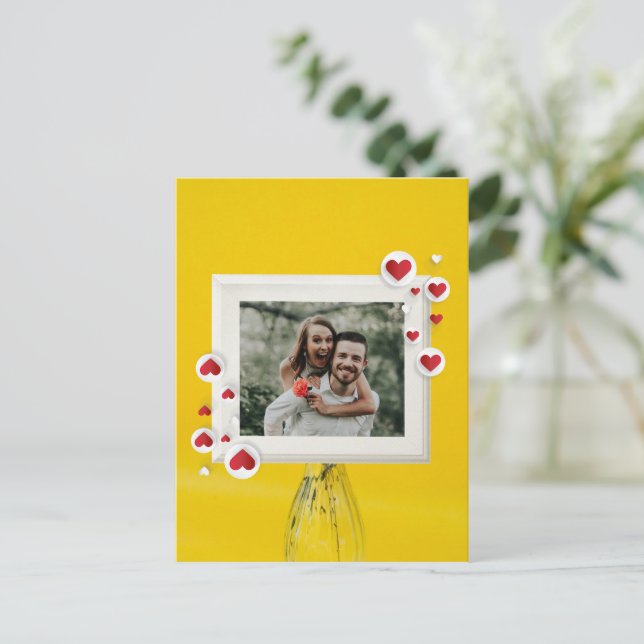 Liebe Postkarte (Stehend Vorderseite)
