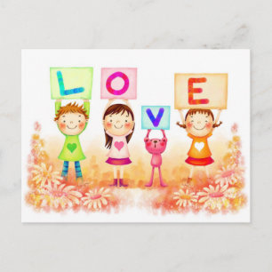 LIEBE POSTKARTE