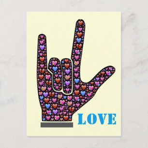 Liebe Postkarte