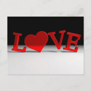Liebe Postkarte