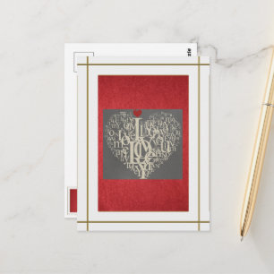 Liebe Postkarte