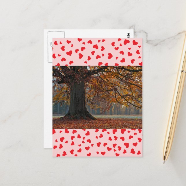 Liebe Postkarte (Vorderseite/Rückseite Beispiel)