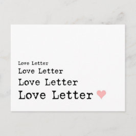 Liebe Postkarte