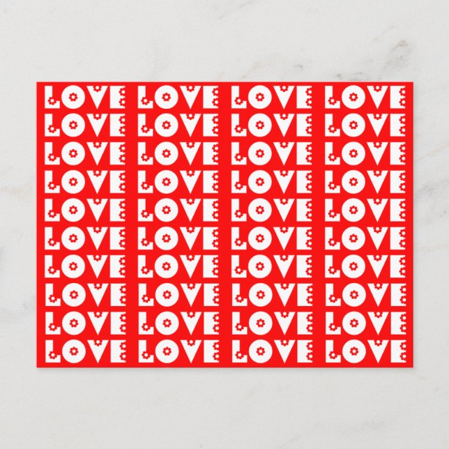 LIEBE POSTKARTE (Vorderseite)