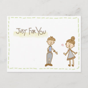 Liebe Postkarte