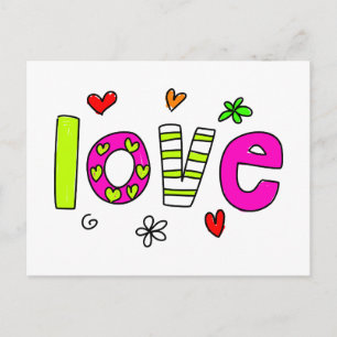 Liebe Postkarte