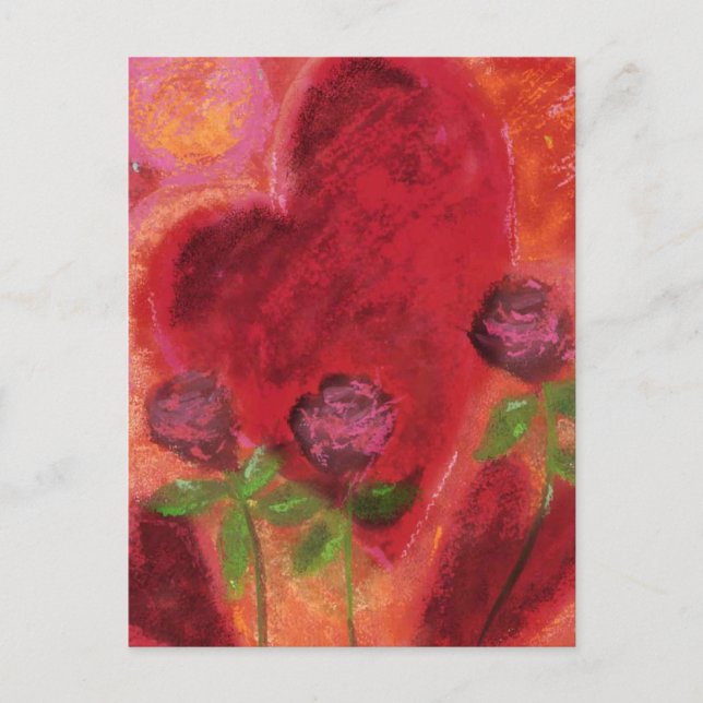 Liebe Postkarte (Vorderseite)