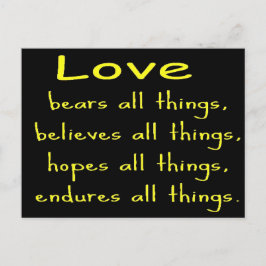 Liebe Postkarte
