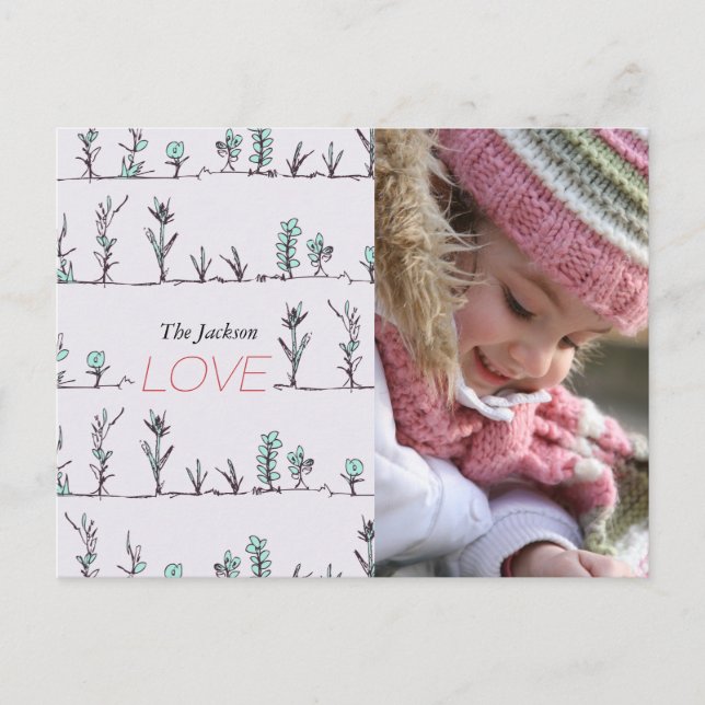Liebe Postkarte (Vorderseite)