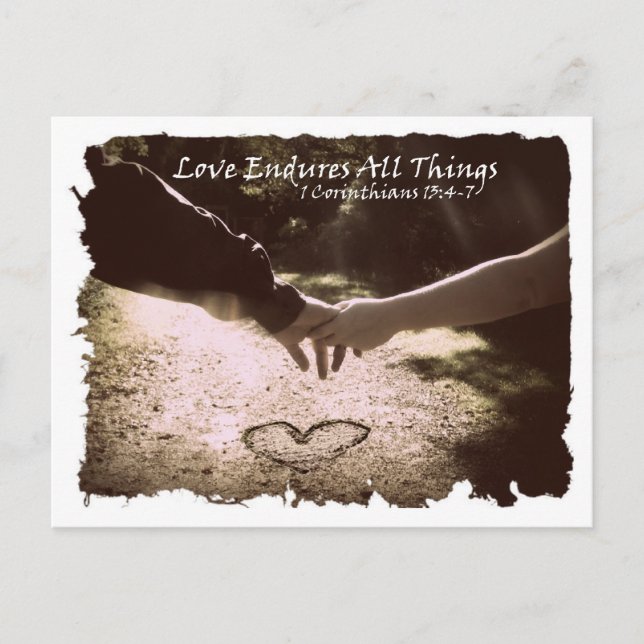 Liebe Postkarte (Vorderseite)