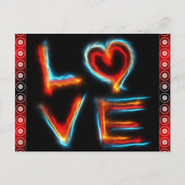 Liebe Postkarte (Vorderseite)