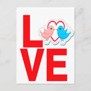 Liebe Postkarte