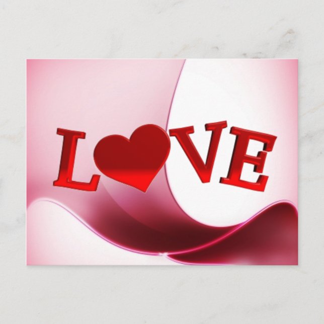 Liebe Postkarte (Vorderseite)